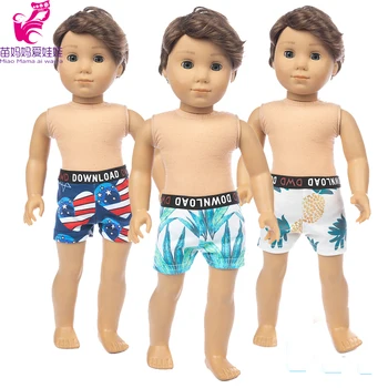 43 cm baba fiú pamut fehérnemű 18 cm-es fiú baba, lány játékok, ruhák alsónadrág nadrág 1